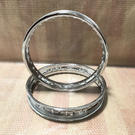 Honda Dream 305 250 CA77 C77 CS72 CA72 C72 Wheel Rim Metal 2PCS Front And Rear.