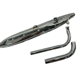 Honda C320 Exhaust Muffler Pipe Reproduction For C320A C310A C310