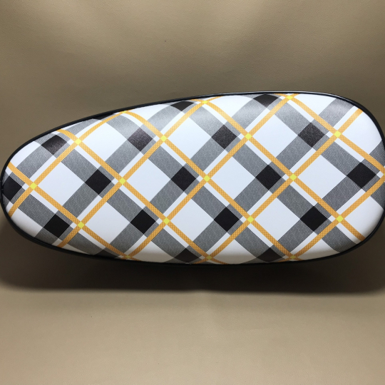 1969 - 1971 Honda Trail70 CT70 Dax ST70 ST50 Tartan Orange New Complete Seat. Metal Pan