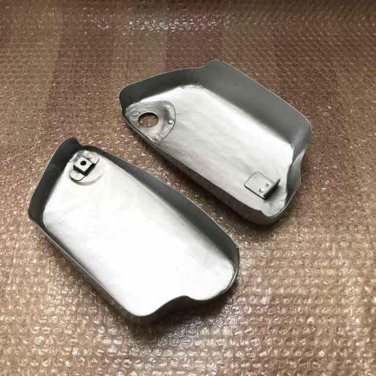 Honda 305 Scrambler CL72 CL77 Silver Left & Right Side Cover Air Cleaner Case