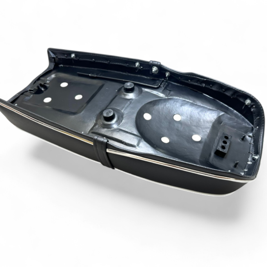 Honda CL350 1968-1970 K0-K2 Rear Hinge Metal Pan Black Motorcycle Seat