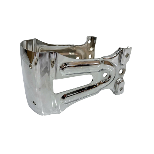 Suzuki T500 Front Fender Mount Bracket Mudguard Holder Titan Chrome
